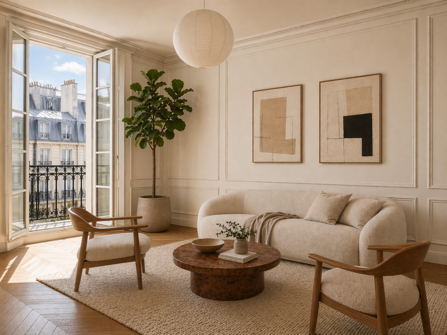 London flat after staging