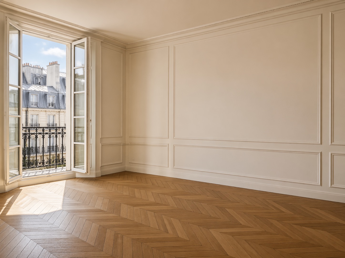 London flat before staging